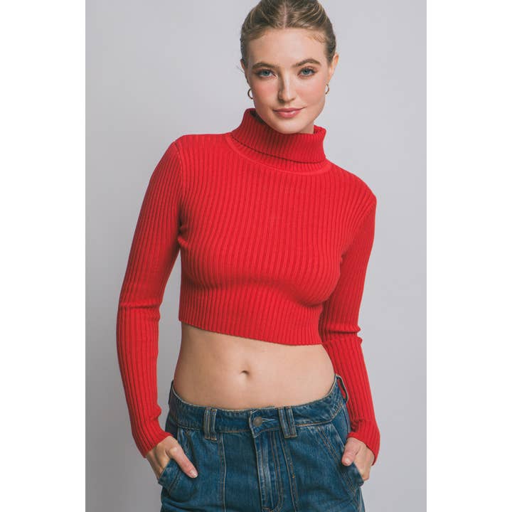 TOP CORTO A COLLO ALTO per la vendita all'ingrosso da parte di HiteJeans