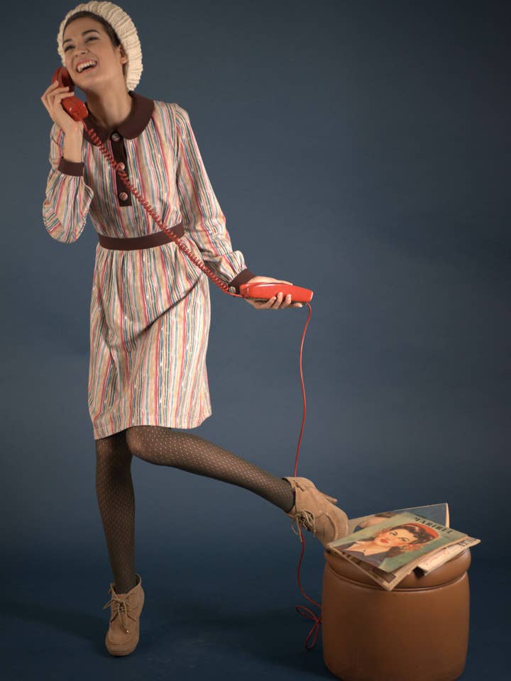 STRIBET KJOLE for engroshandel hos MissSOTOKA