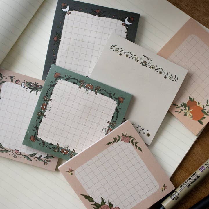 Blocchi di foglietti adesivi per la vendita all'ingrosso da parte di Mulberry Moons