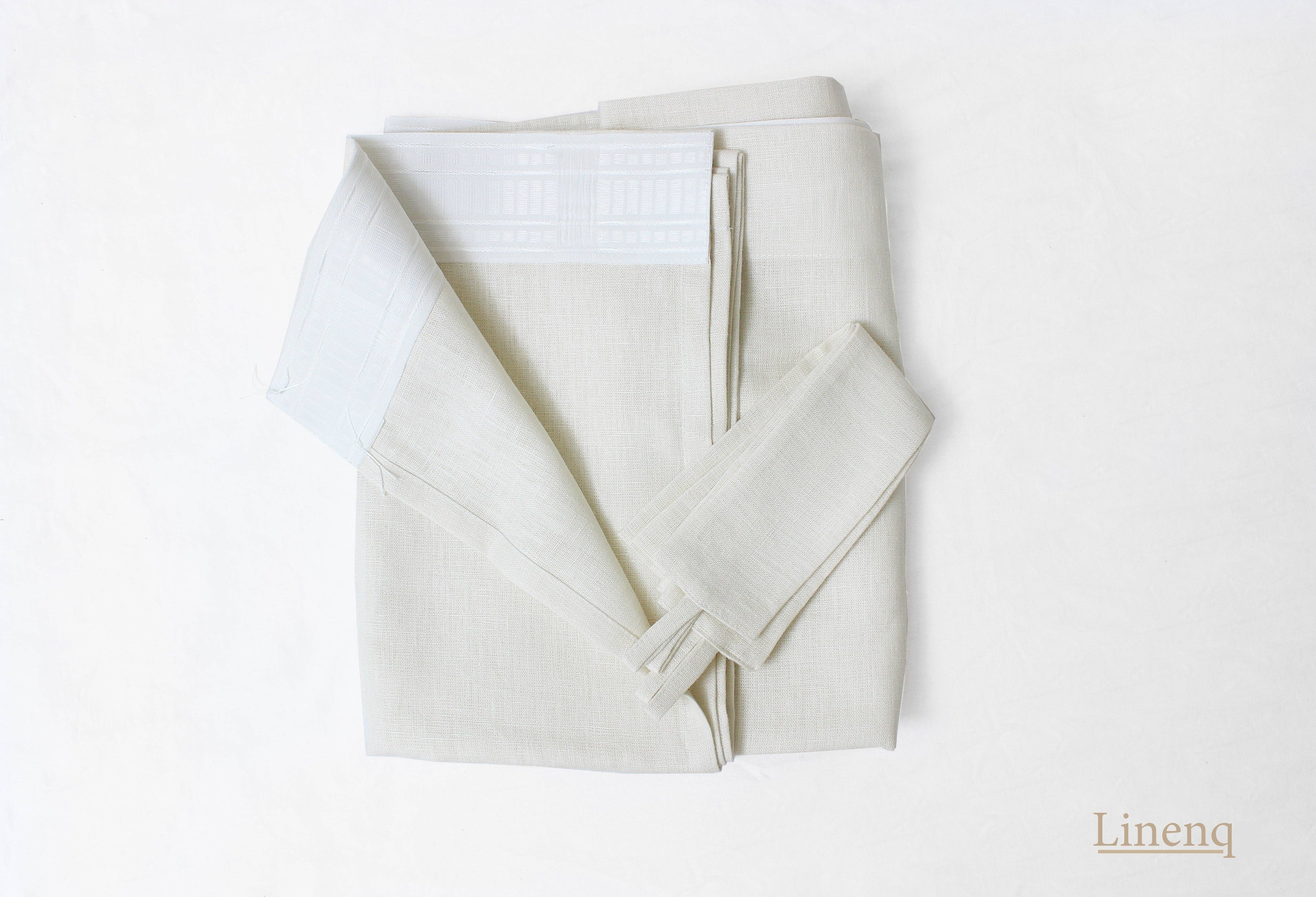 LinenQ – Cortina por atacado – Cortinas de linho com presilhas (sem forro)10