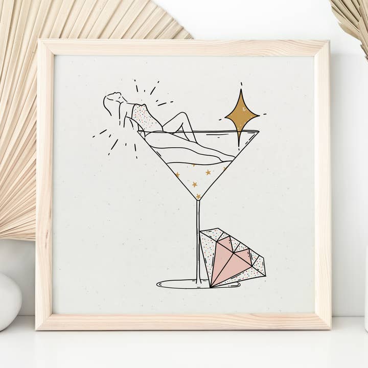 Pop Culture Print, Pop Culture Gift, Trendy Print, Pop Girly for wholesale by Sun in Ink