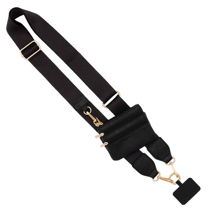 Save The Girls - Wholesale Phonecase Strap - Clip & Go Phone Lanyard with Pouch - Neutral Collection