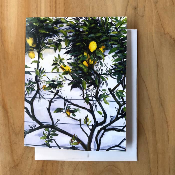 Lemon Tree Card for wholesale by Art by Alyssa