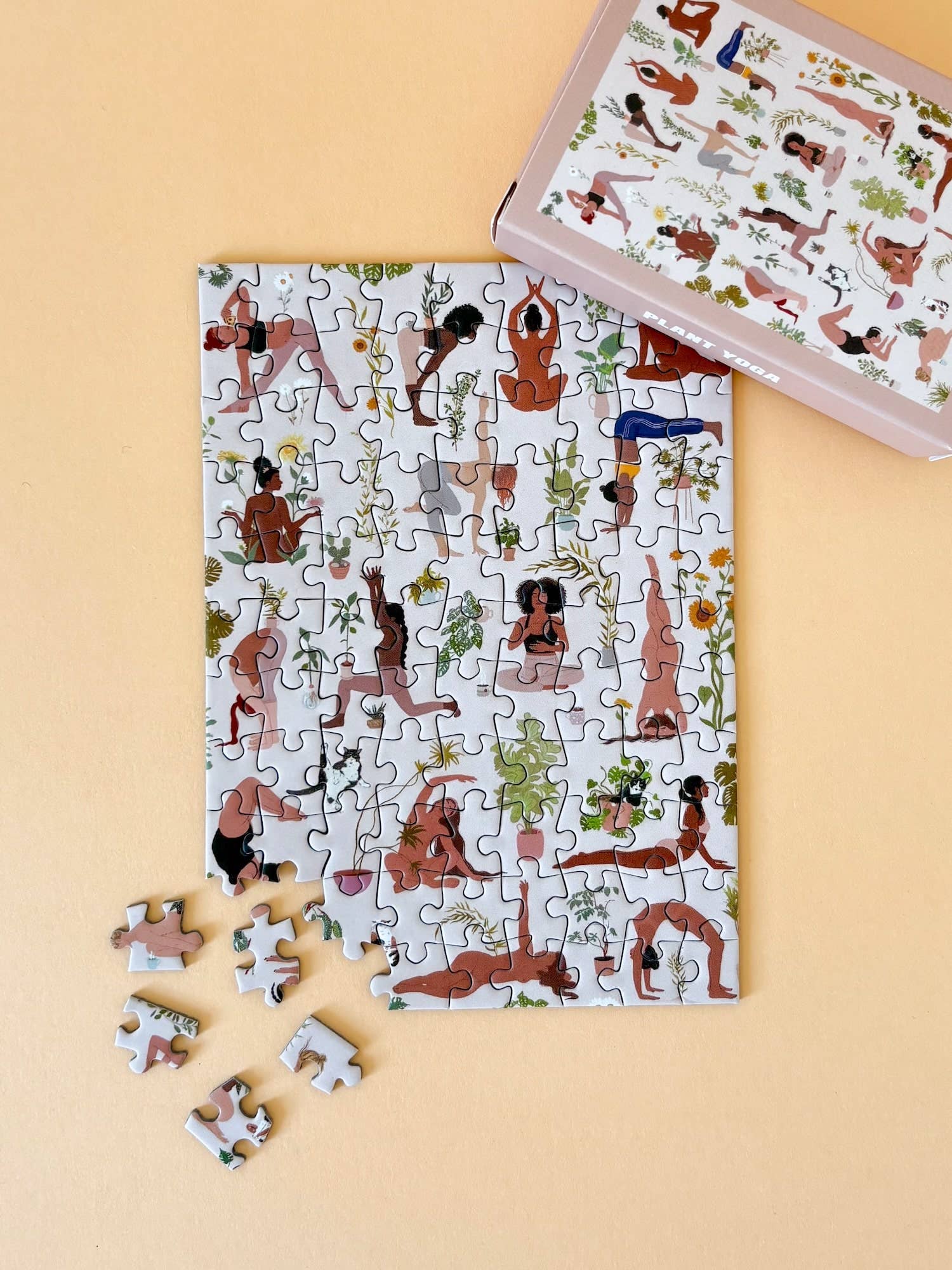 Piecely Puzzles - Wholesale Puzzle - Adult - Mini-Puzzle Plant Yoga, 99 pieces3