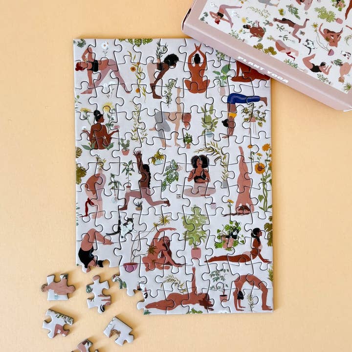 Piecely Puzzles - Wholesale Puzzle - Adult - Mini-Puzzle Plant Yoga, 99 pieces3
