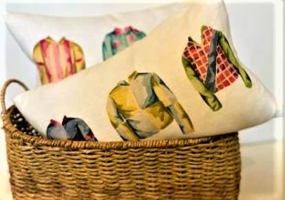 Ox Bow Decor - Venta al por mayor Almohadas lumbares - Hípica/
Almohada lumbar de lino Jockey Silk II2