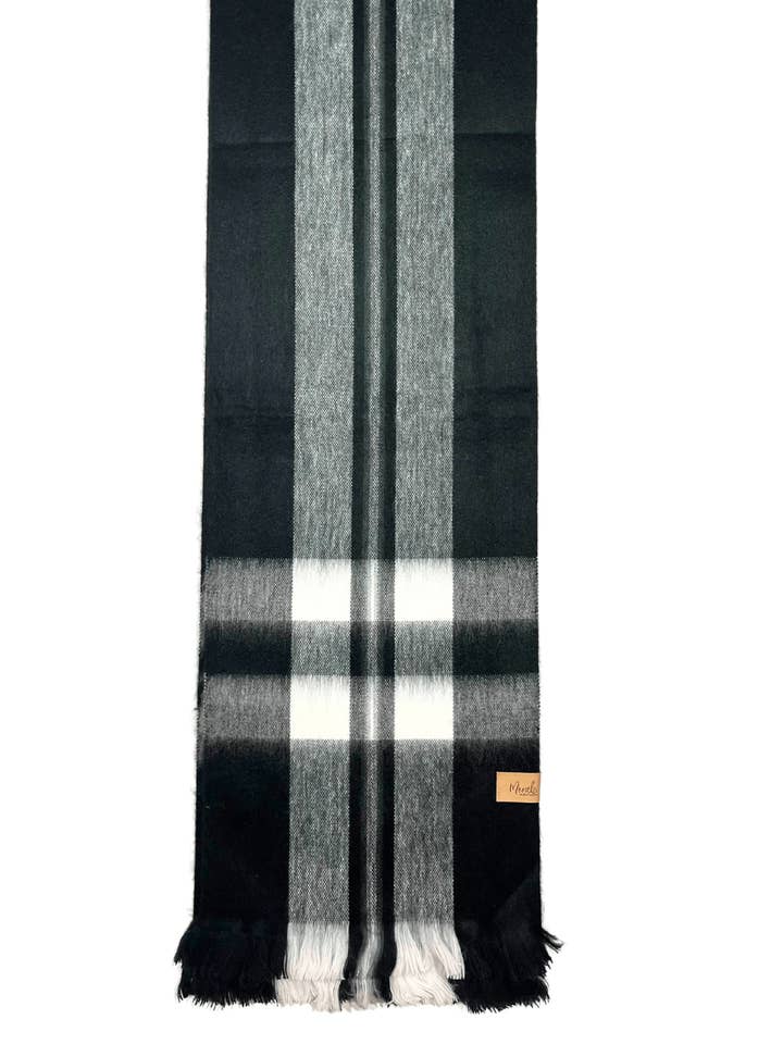 Uptown Black Alpaca Scarf for wholesale by Meraki Movement