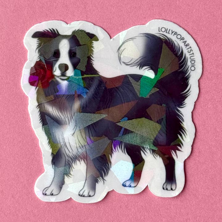 NEW Sticker Border Collie for wholesale by LOLLYPOPARTSTUDIO