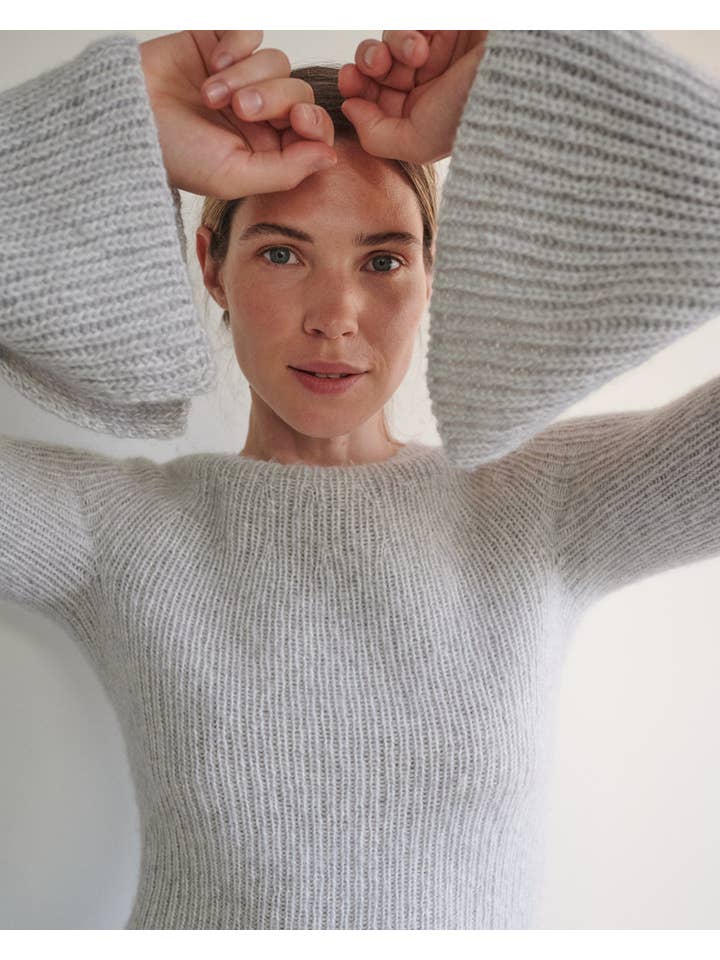 EglÄ—: Pebble Grey Wool Dress for wholesale on Faire