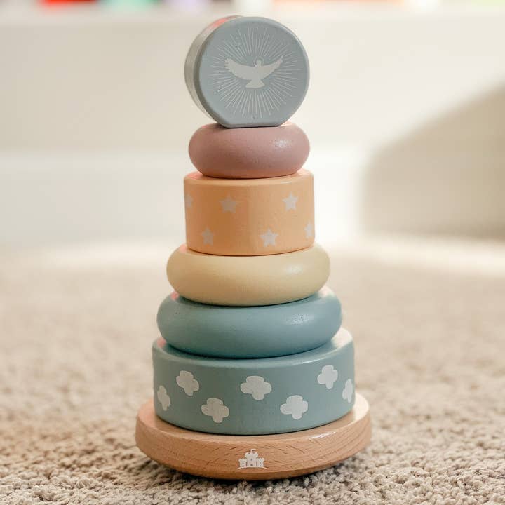 Kingdom Come Co. - Wholesale Stacking Rings Game - Baby - Holy Spirit Tower4