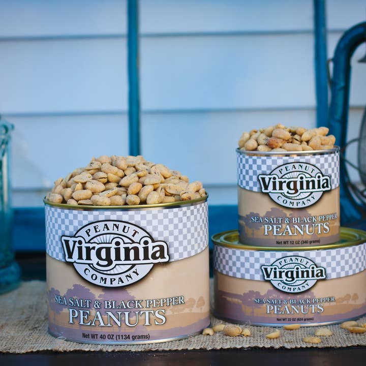 Virginia Peanut Company - Wholesale Nuts - Sea Salt & Black Pepper Peanuts1