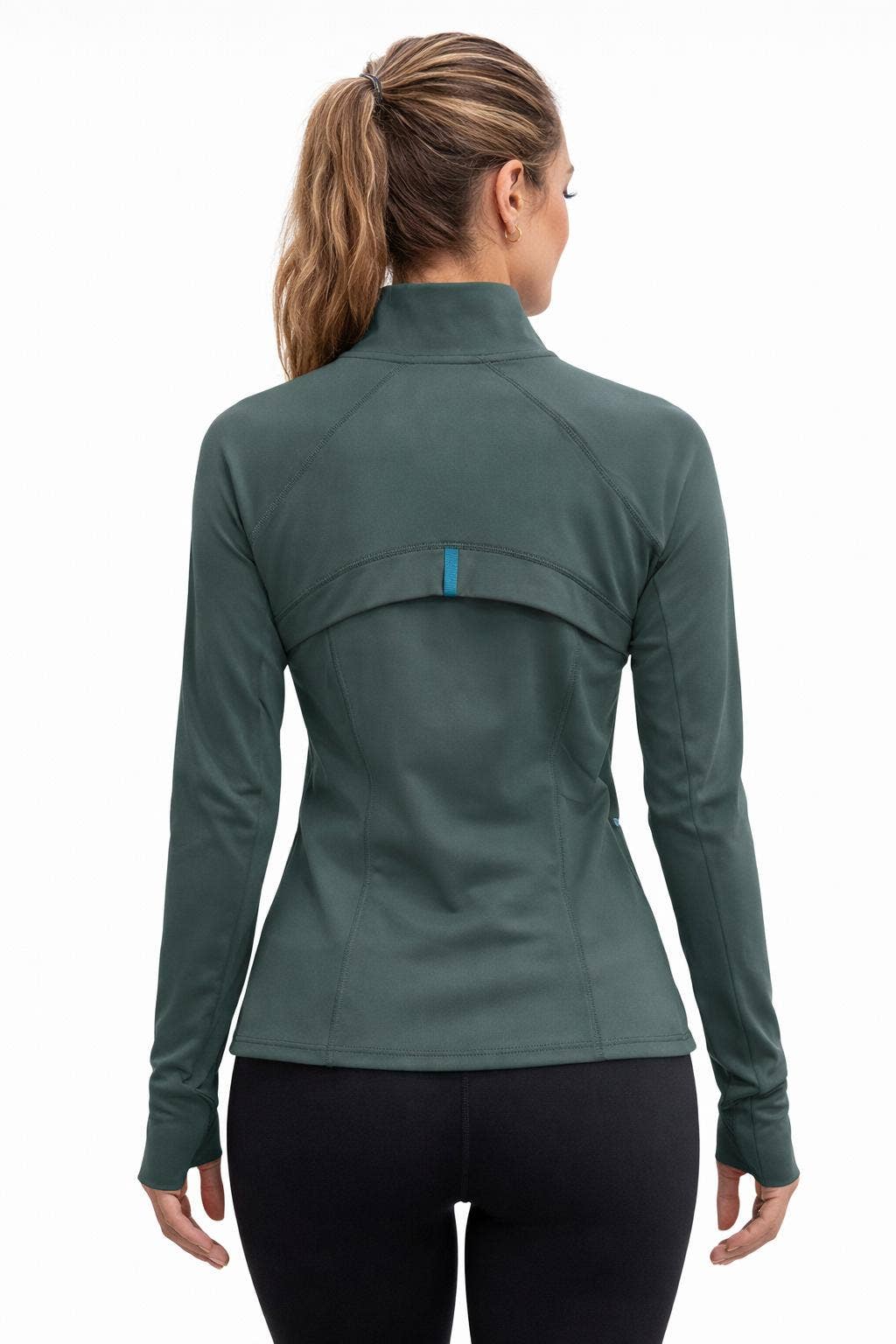 Color 5 - Wholesale Athletic Jacket - Women's - Premium solid color active wear  define jacket with pockets12