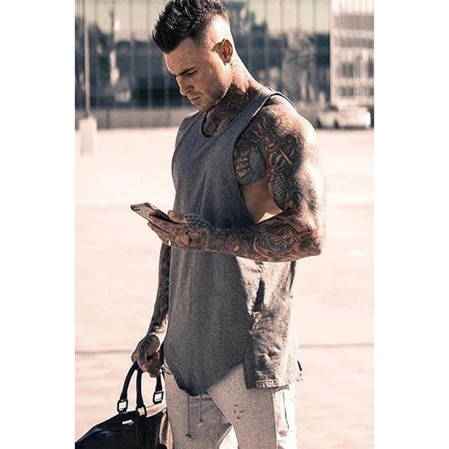 Paperdoll - Wholesale Tank Top - Men's - GYM STRINGER BODYBUILDING TANK 4