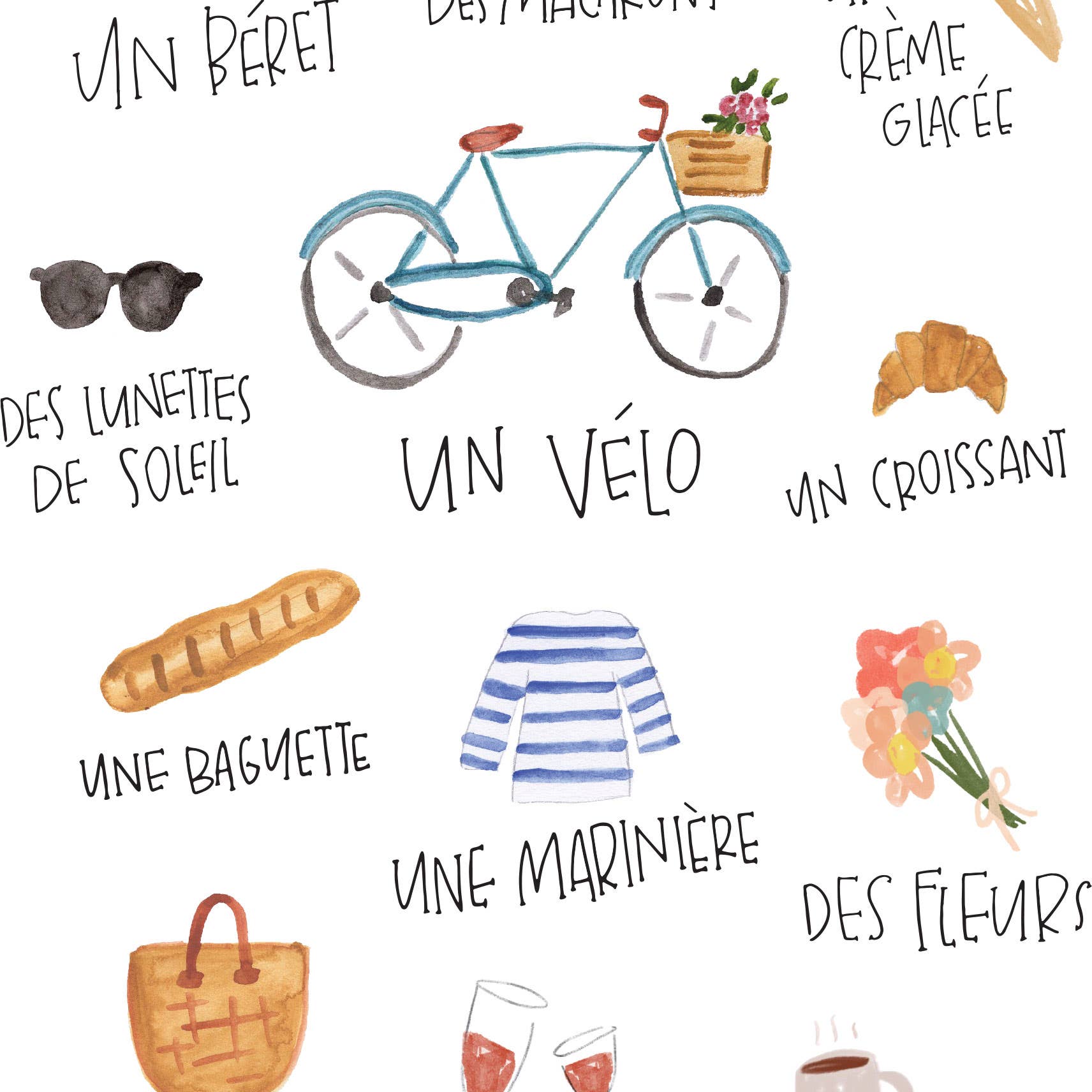 Annie Montgomery Design - Vente Cartes postales - Everyday Paris Carte Postale1