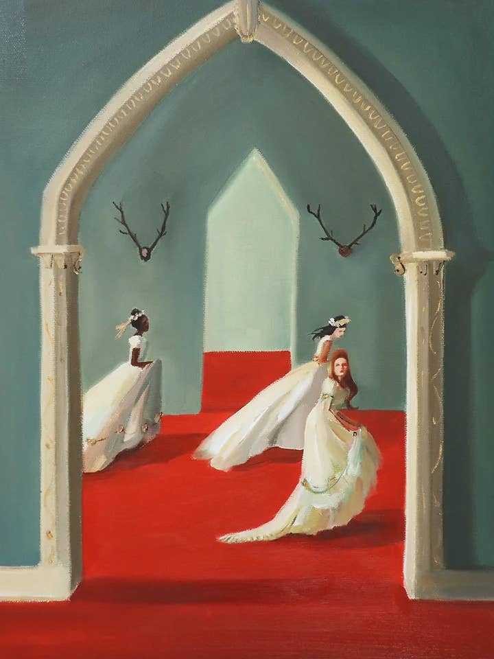 Lasses. Fine Art Print. 8.5"x11" for wholesale by THE MANSION GIRLS