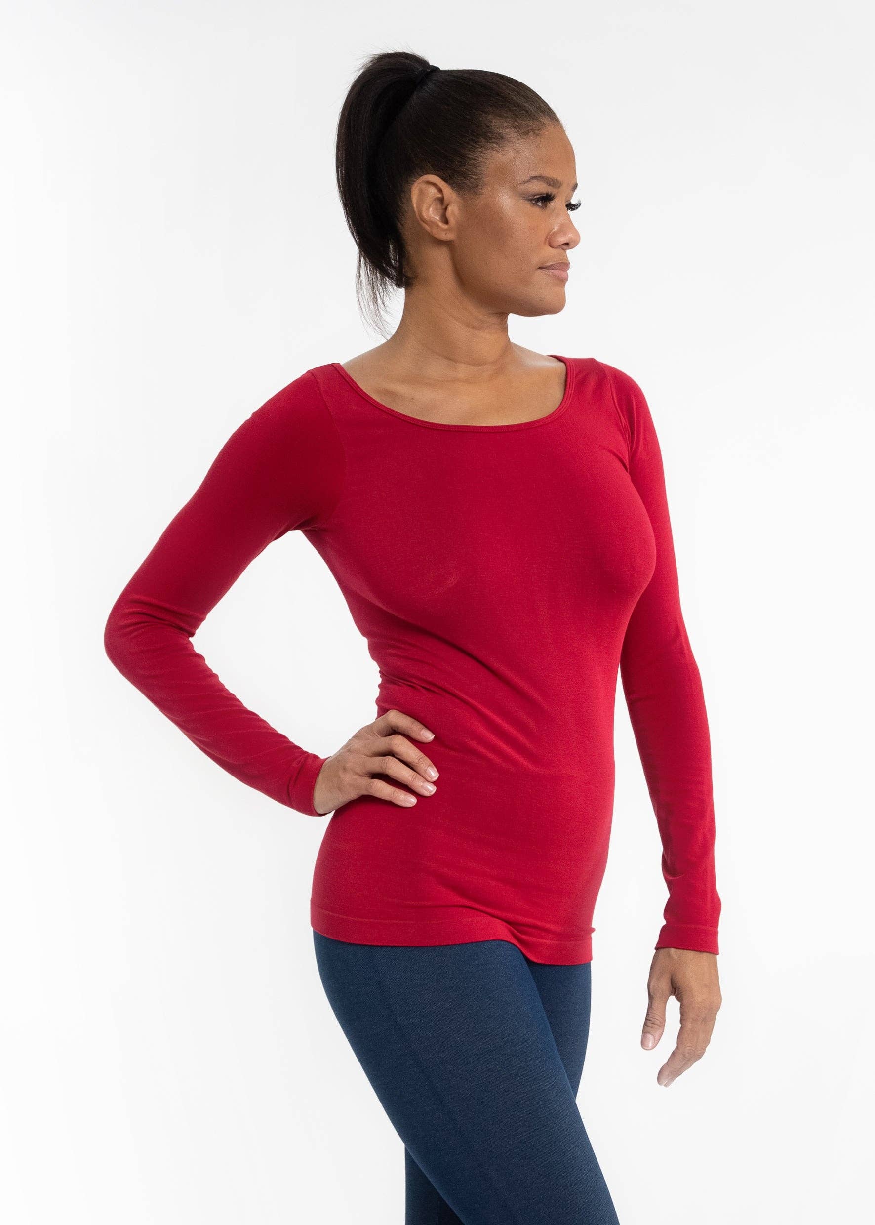 ELIETIAN - Vendita all'ingrosso Maglietta - Donna - Manica Lunga Reversibile41