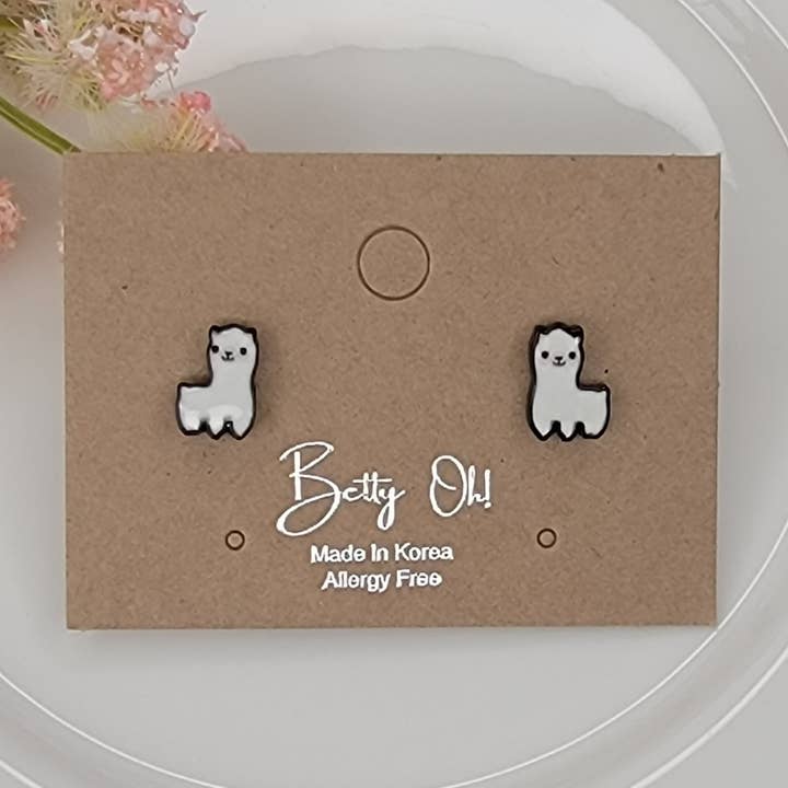 BETTYOH INC - Wholesale Stud/Post Earrings - MINI LLAMA POST EARRINGS.0