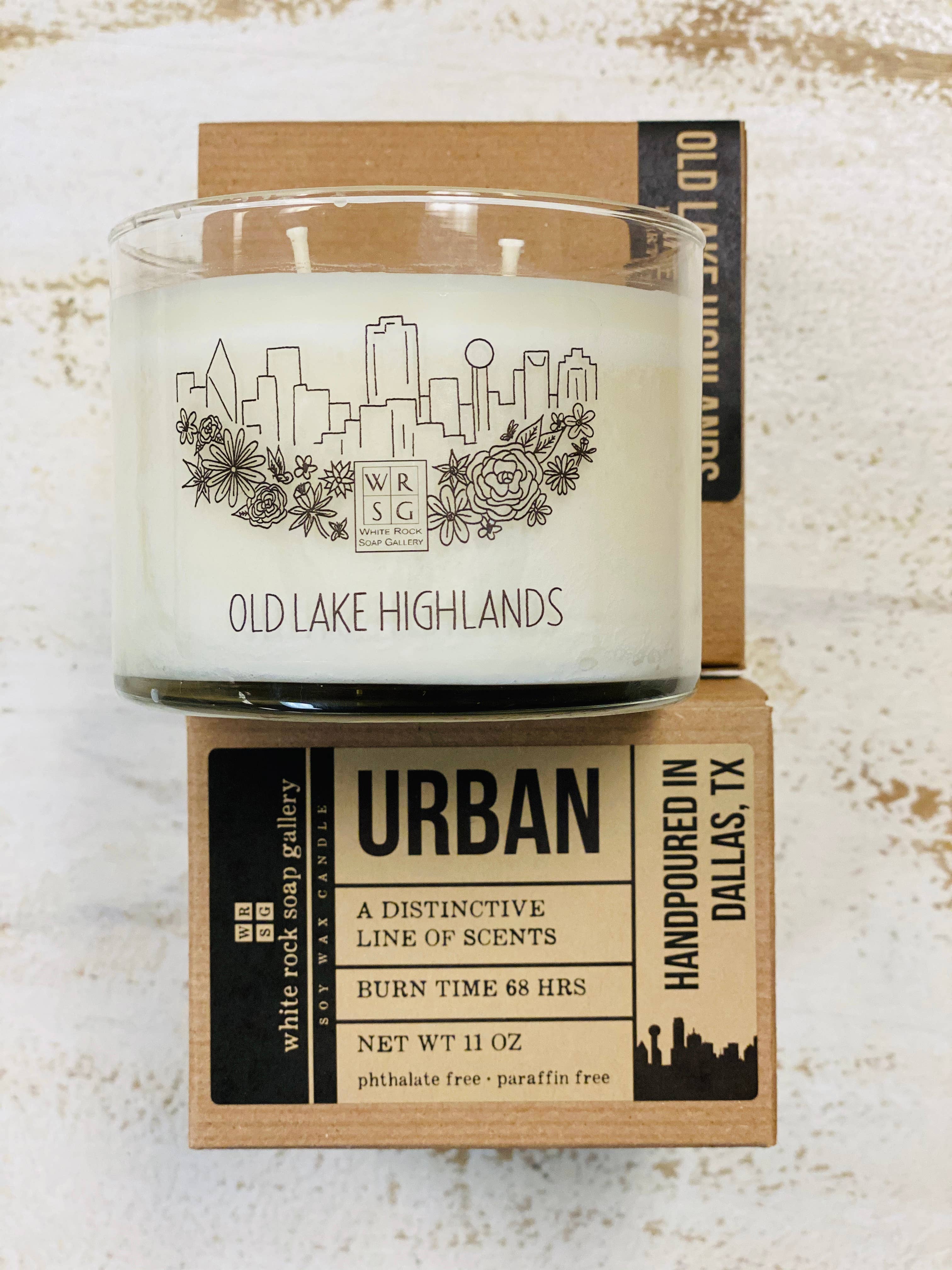 White Rock Soap Gallery - Wholesale Jar/Filled Candle - Soy Wax Candle Urban Collection23