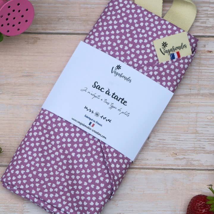 Fancy fabric pie carrier - adjustable for wholesale by Vagabondes