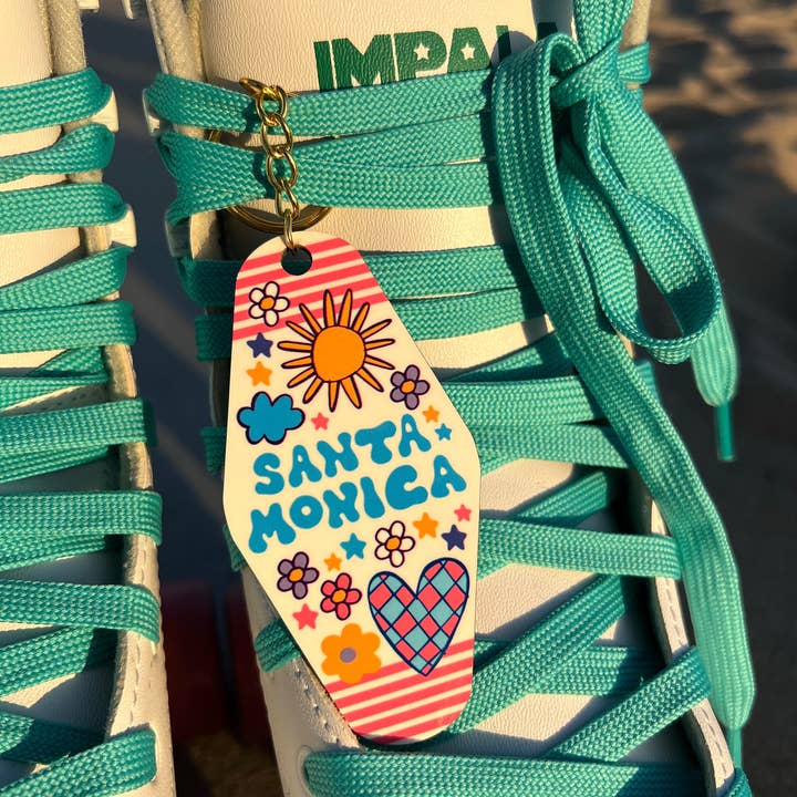 LOLALA - Your California Happiness Market 💛 - Wholesale Keychain - Women's - Santa Monica Keychain