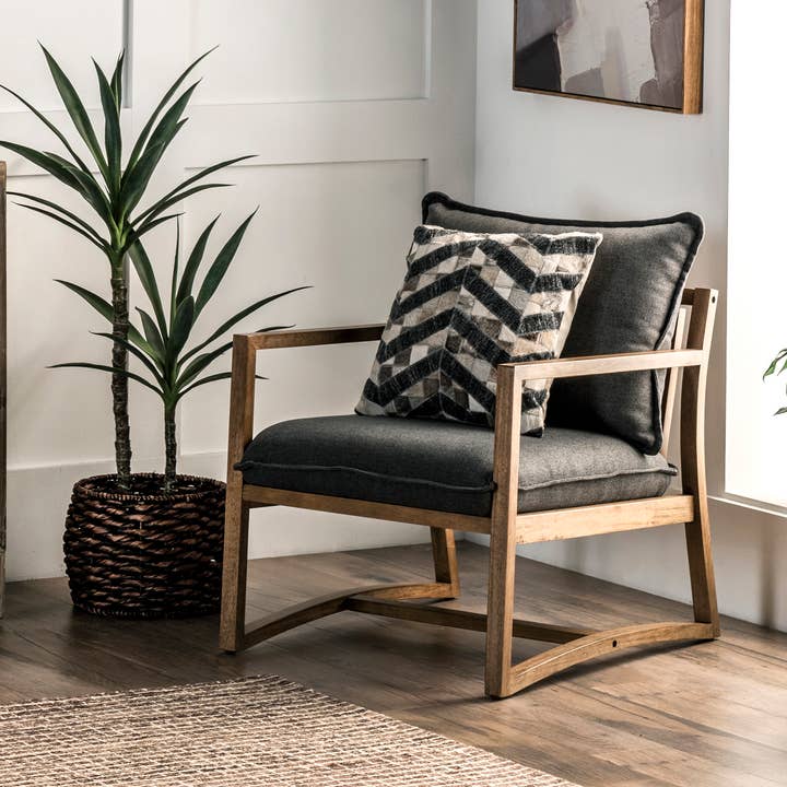 Melrose Checked Wool Area Rug for wholesale by RUGS USA