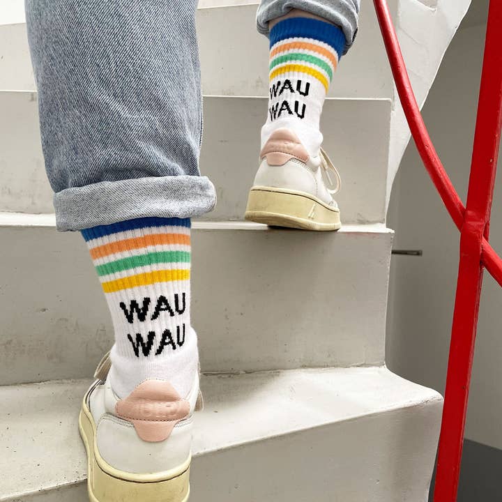 “Wau Wau” socks for wholesale by woof & wiggle