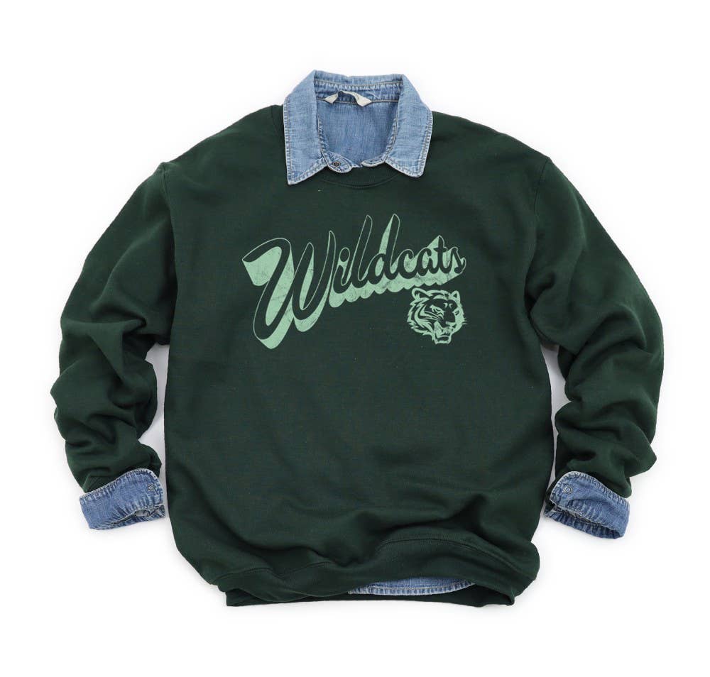 Shamaim – Großhandel Sweatshirt mit Grafikdruck – Damen – WILDCATS Damen Fleecepullover2