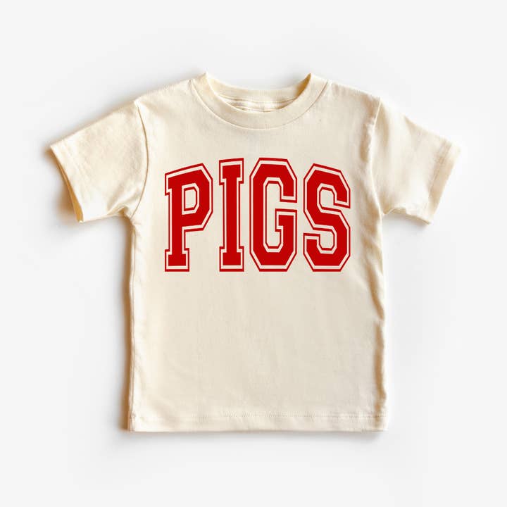 Maglietta grafica per bambini PIGS Arkansas per la vendita all'ingrosso da parte di The Babe Co.