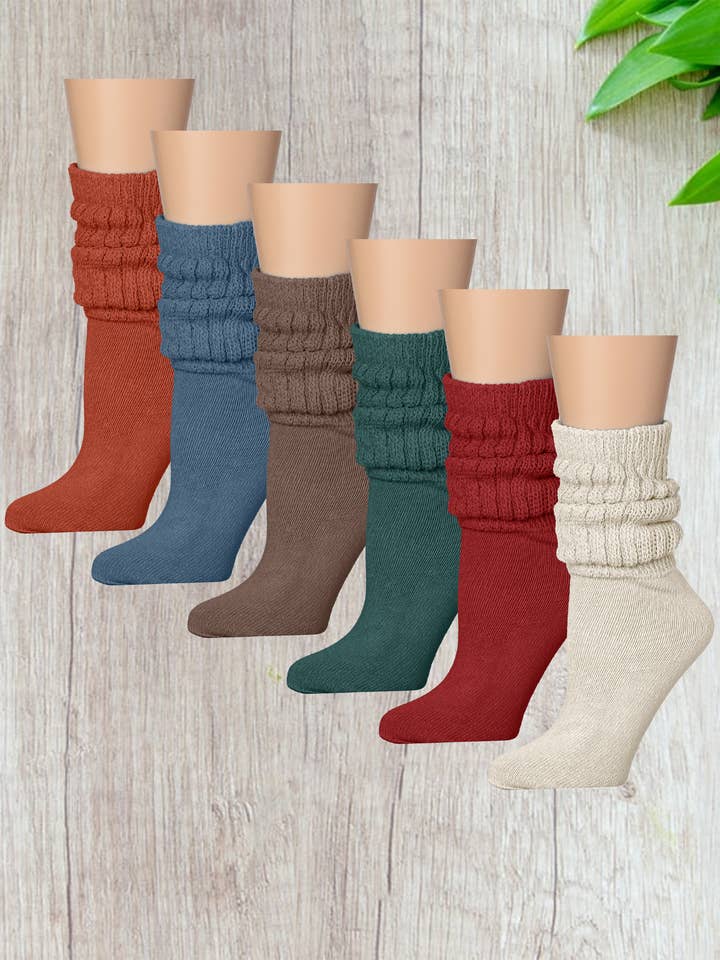 Isadora, Tipi toe, & James Fiallo - Wholesale Socks - Women's - Women's 1 Pack Tipi Toe Slouch Colored Crew Boot Sock1