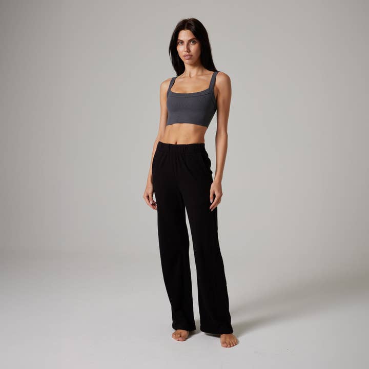 Talentless - Wholesale Tank Top - Women's - WOMENS RAW HEM RIB CROP TANK
