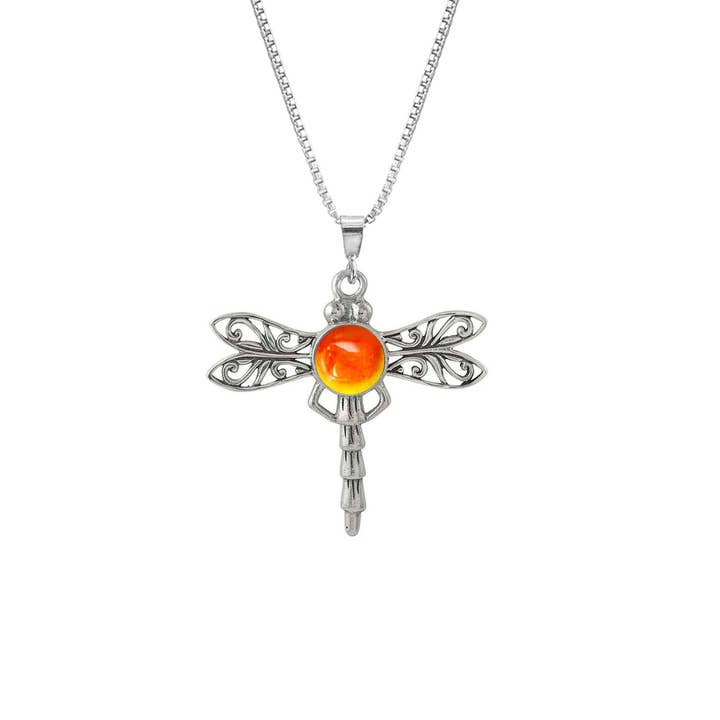 LeightWorks - Wholesale Pendant/Charm Necklace - Small Dragonfly Pendant2