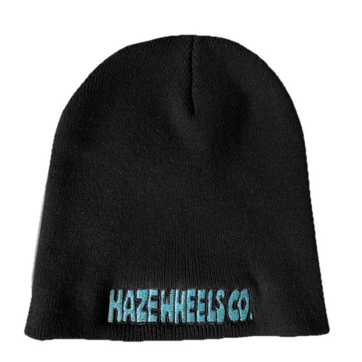 HW Beanie black for wholesale by HAZE WHEELS