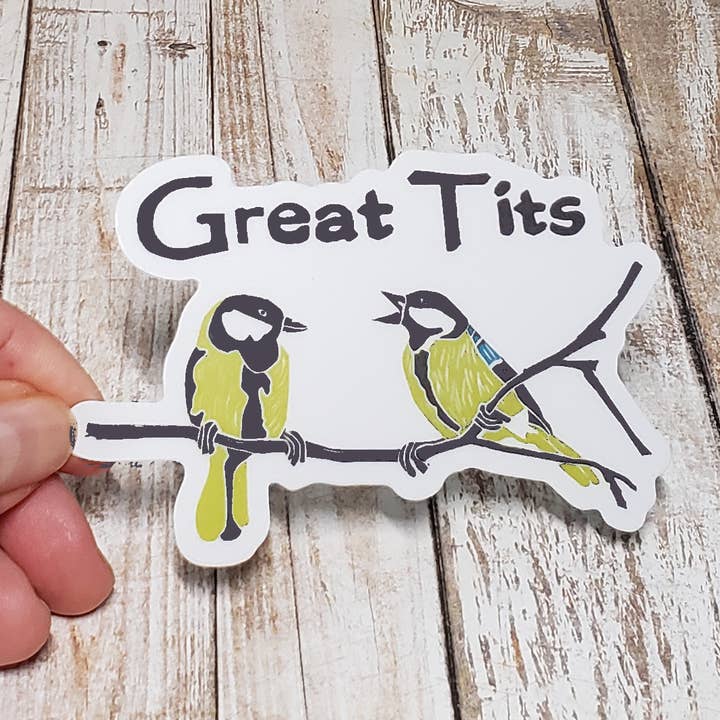 Kohlmeisen Vinyl- für den Großhandel von Blue Rocket Gifts