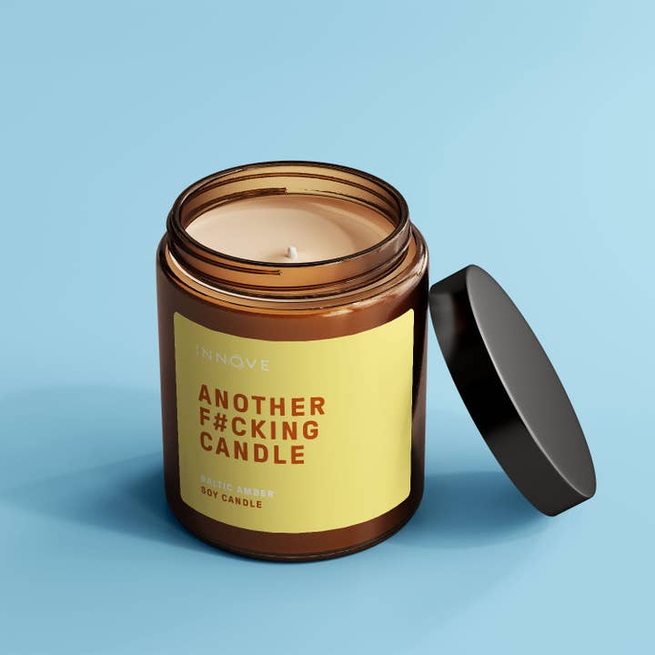 INNOVE - Wholesale Jar/Filled Candle - Another F#cking Candle - Baltic Amber Fragrance2
