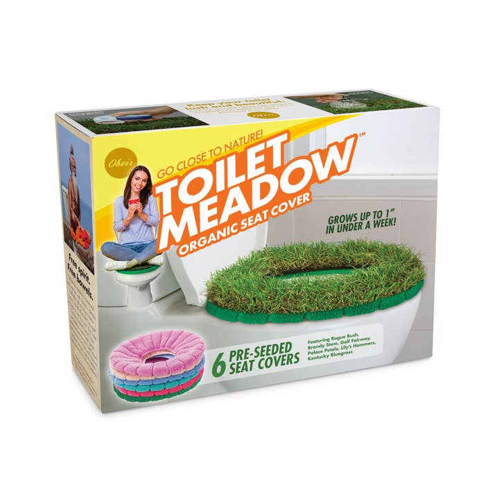 Prank-O - Wholesale Gag Gift/Novelty Gift - Prank Gift Box Toilet Meadow