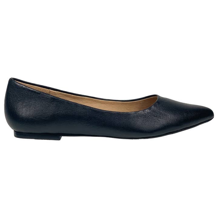 SOBEYO - Wholesale Flats - Women's - Pointed Toe Genuine Leather Ballet Flats Memory Foam Cushion8