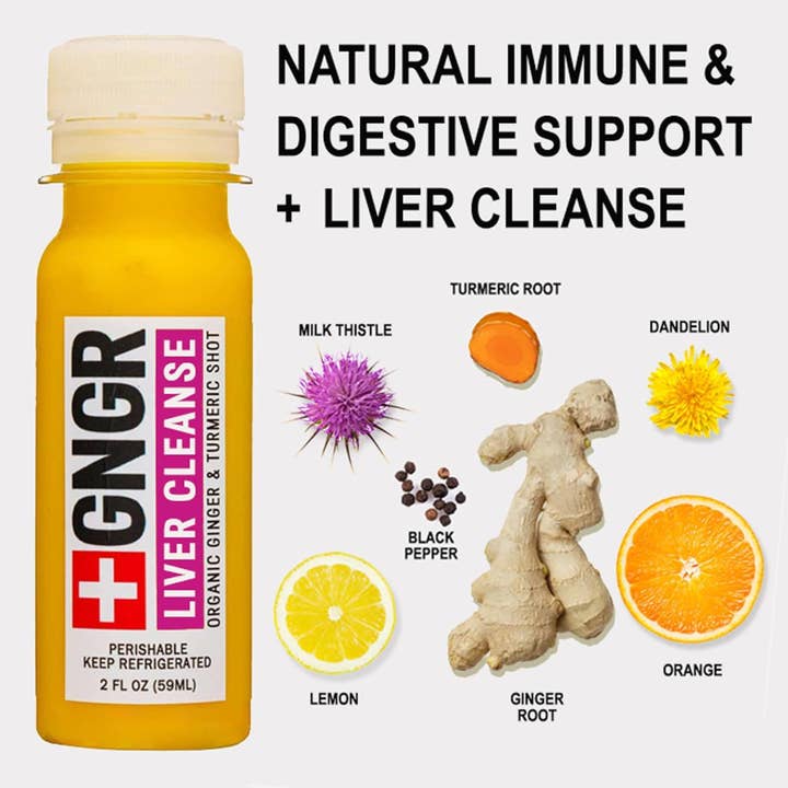 GNGR Labs - Wholesale Wellness Juice/Tonic - Liver Cleanse Shot: Ginger, Milk Thistle, Dandelion Detox7
