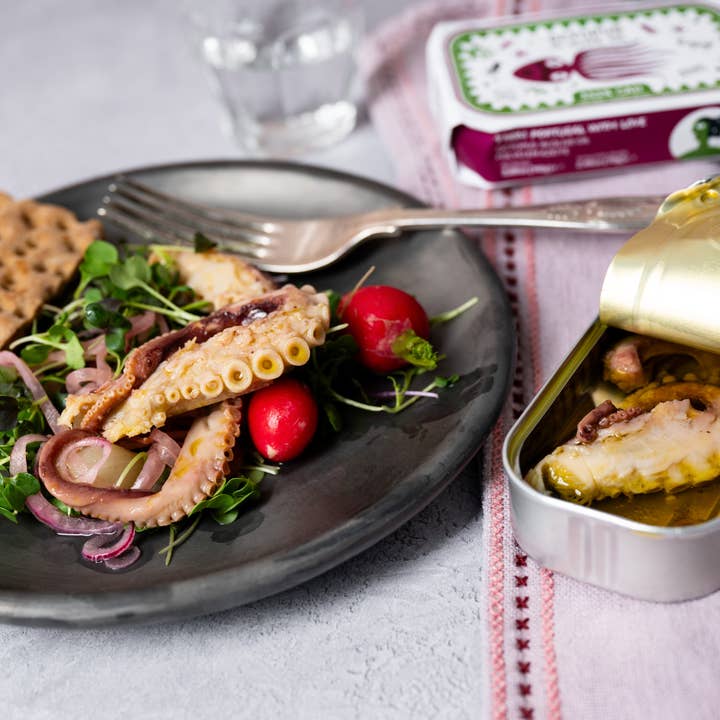 Miss Can by Tin2Table - Wholesale Tinned Fish - OCTOPUS IN OLIVE OIL
1