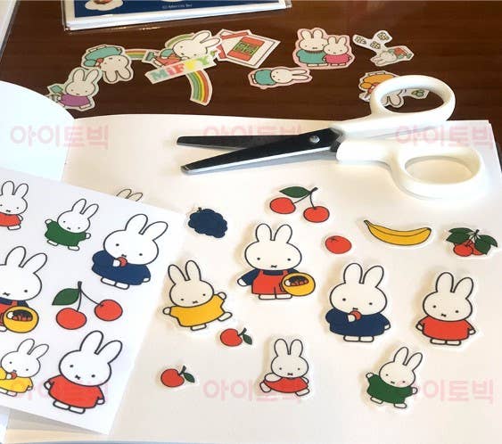 K-Wonderland - Wholesale Sticker - Miffy Deco Stickers Variety Pack- 60ea7