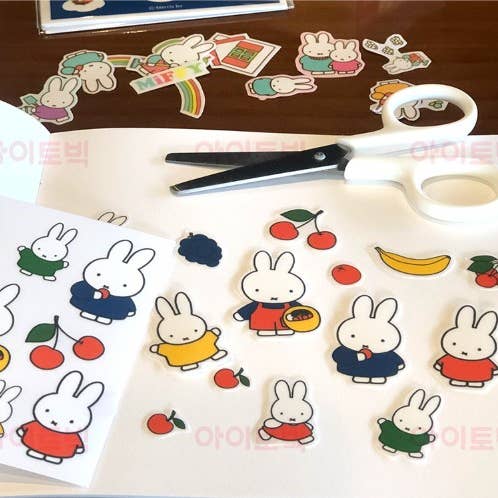 K-Wonderland - Wholesale Sticker - Miffy Deco Stickers Variety Pack- 60ea7