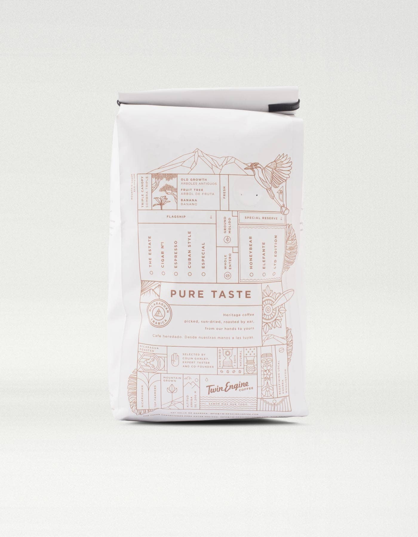 Twin Engine Coffee - Wholesale Coffee beans - Honey Bear Reserve 'Café Size' 2.2 lb // FAIR USDA ORGANIC1