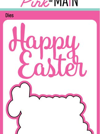 Glad påsk Word dör för wholesale av Pink and Main