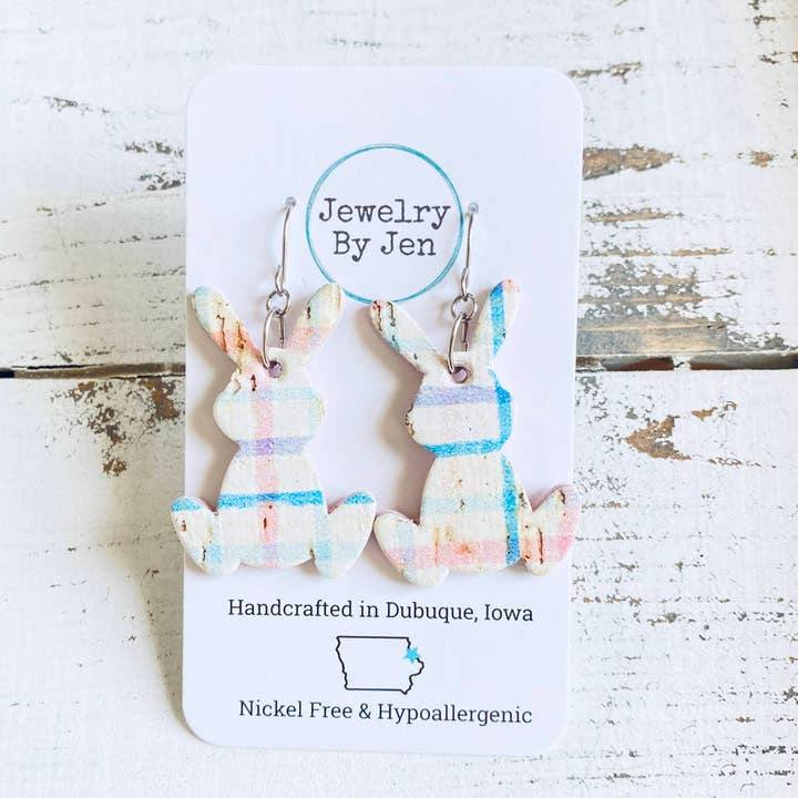 Pendientes de Conejo de Pascua: Cuadros de Primavera para venta al por mayor de Jewelry By Jen