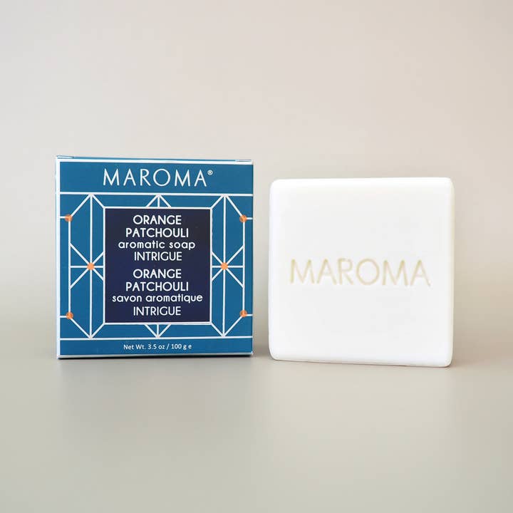 MAROMA USA - Wholesale Bar Soap - Men's - Maroma Man Face & Body Soap Orange Patchouli