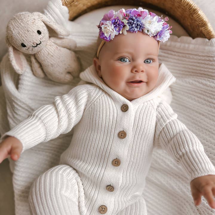 Ribbon Republic - Wholesale Fashion Headband - Baby - Ellora Flower Crown