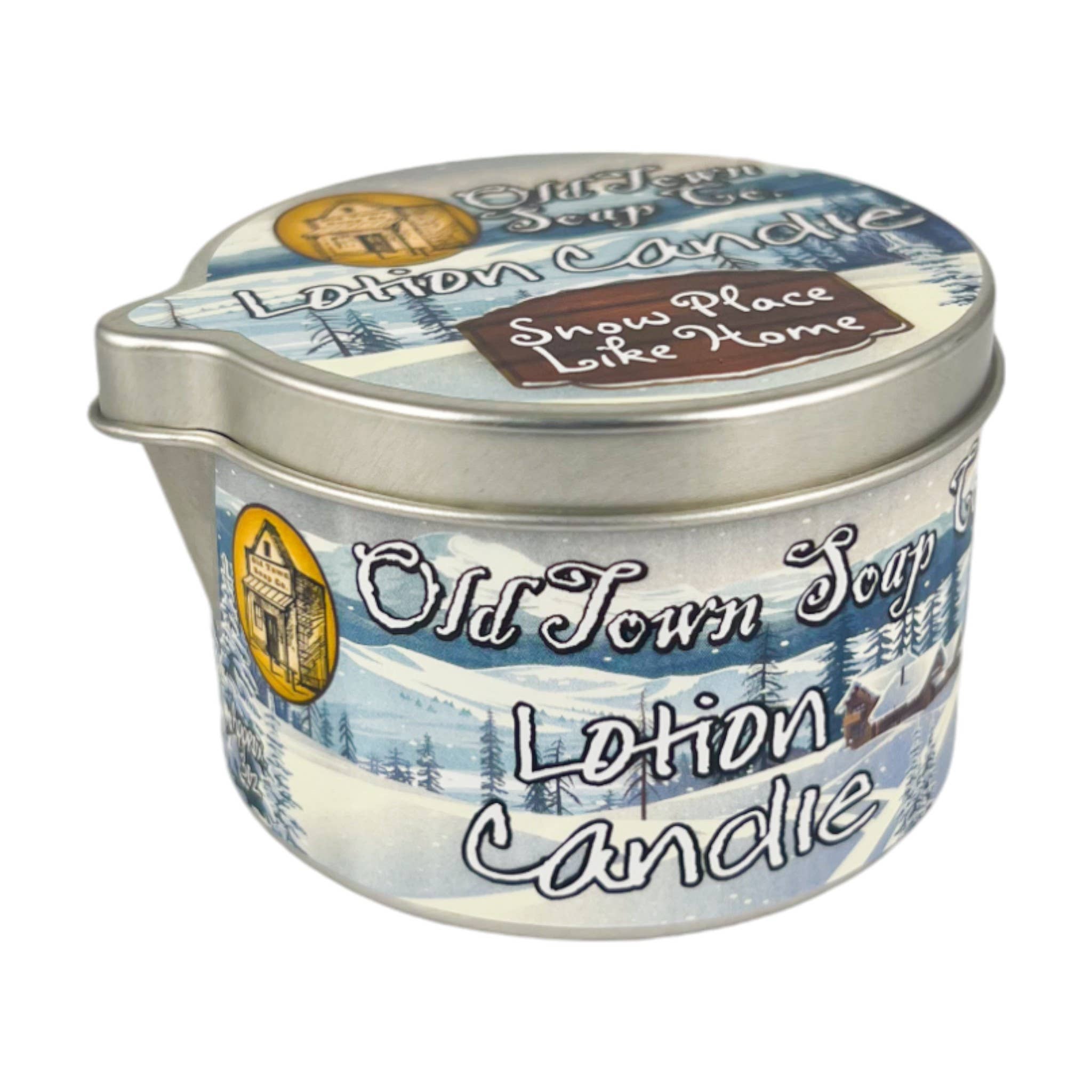 Old Town Soap Co. - Wholesale Jar/Filled Candle - Christmas Lotion Candle -Avail in our Merry Christmas Scents13