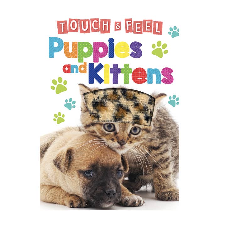 Little Hippo Books - Wholesale Book - Kids - Puppies and Kittens -Touch and Feel Sensory Board Book