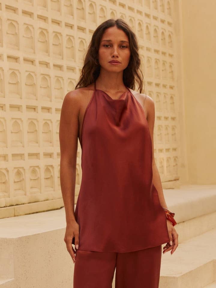 Frankie Halter Top for wholesale by Reverie the Label