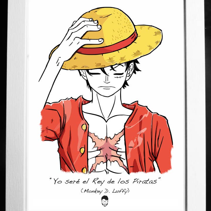 El loco del Pelo Rizo - Venta al por mayor Ilustración - LUFFY; ONE PIECE