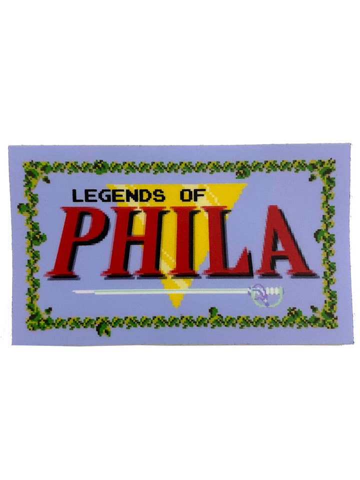 Legends of Philadelphia Sticker for wholesale by South Fellini